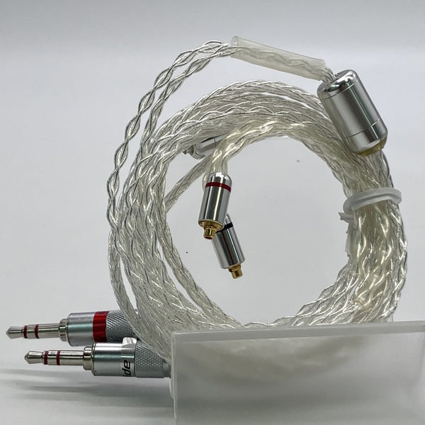 オヤイデ電気 【中古】イヤホン用リケーブル 【8本編み】4N純銀撚り線