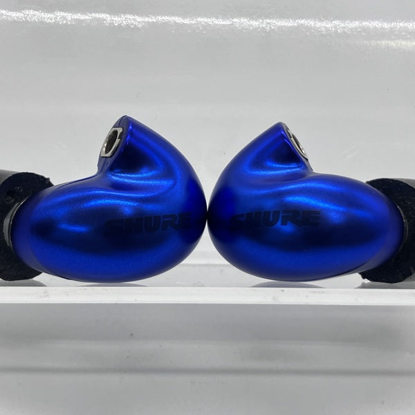 SHURE 【中古】SE846+UNI ブルー 【SE846BABL+UNI-A】(ケーブル欠品