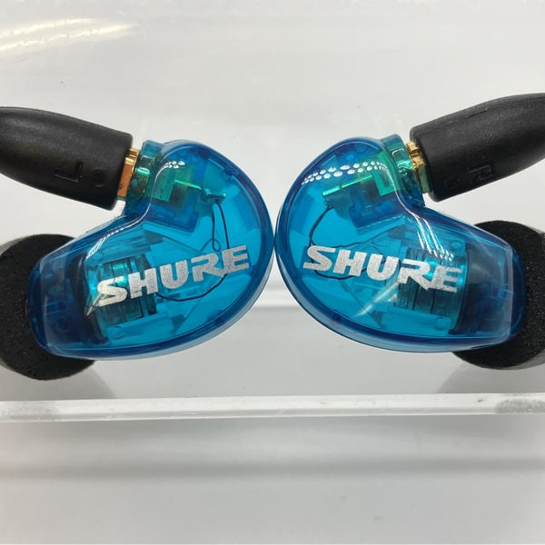 SHURE 【中古】AONIC215 UNI ブルー (Special Edition) 【SE215DYBL+