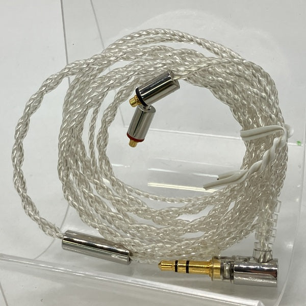 final 【中古】シルバーコートケーブル MMCX 1.2m 3.5mm 【C106