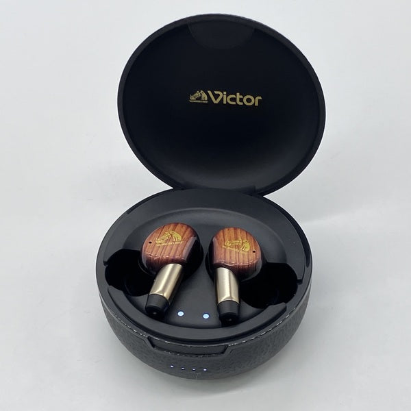 保証書付き☆Victor WOOD master サンバーストブラウン Victor 【中古】WOOD master HA-FW5000T-T サンバーストブラウン
