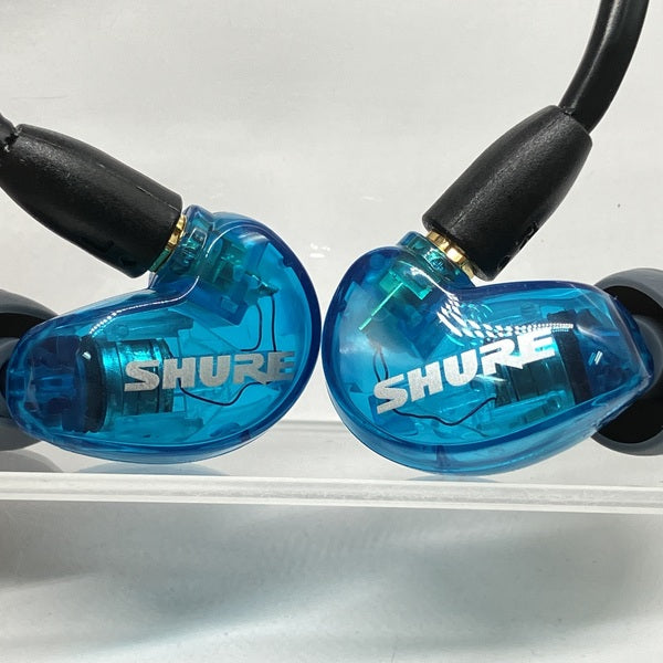 SHURE 【中古】AONIC215 UNI ブルー (Special Edition) 【SE215DYBL+