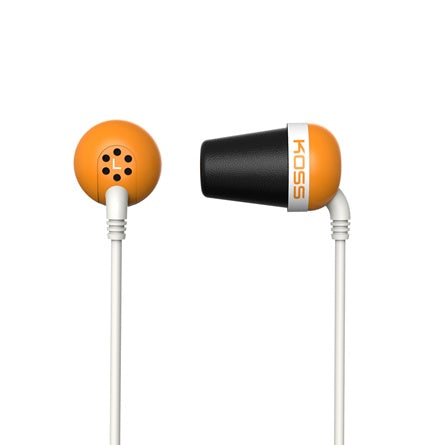 Ear headphones koss ヘッドホン オレンジ KOSS 日本