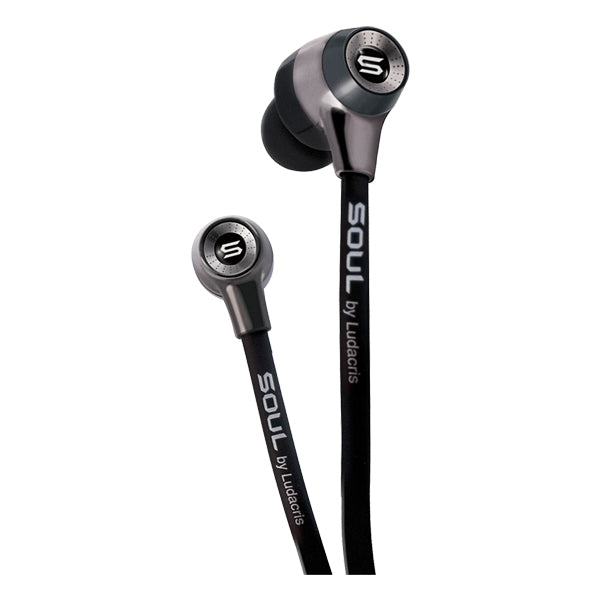 イヤホン SOUL SL99 ブラック×シルバー系 カナル型 SOUL SL99【Hi-Definition In-Ear Headphone】 – e☆イヤホン