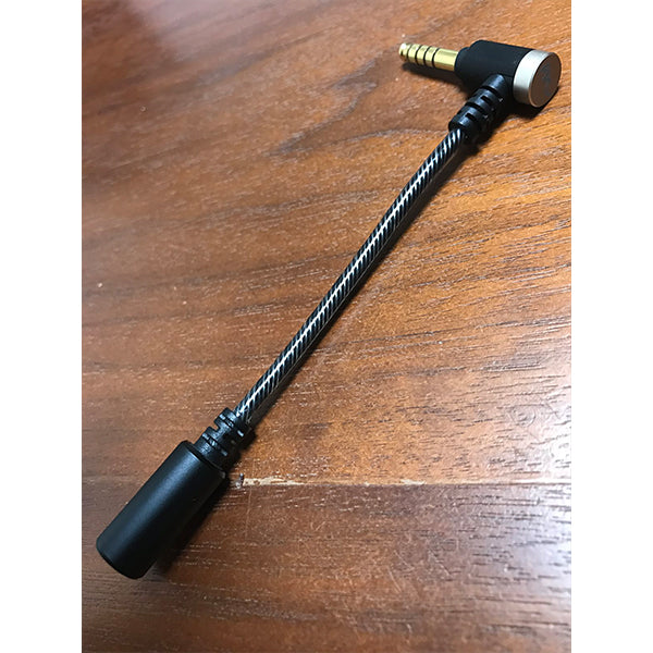 2.5mm4極バランスメスプラグ→4.4mm5極バランスL字プラグ変換ケーブル 【CP-4425P1/CB】