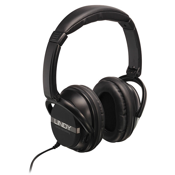 LINDY型 アクティブノイズキャンセリングヘッドフォン【20425】
