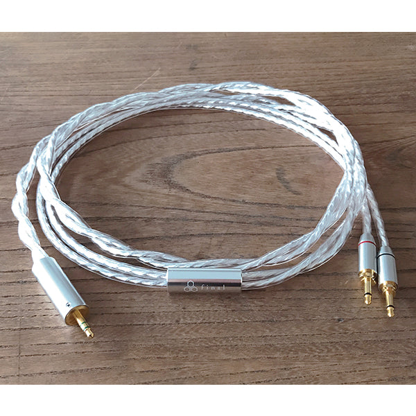 final シルバーコートケーブル(3.5mm)【C093 LPAXCL】 – e☆イヤホン