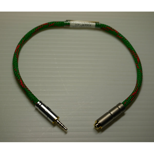 HP-ATG2/緑 2.5 4pole plug to 2.5 4pole jack