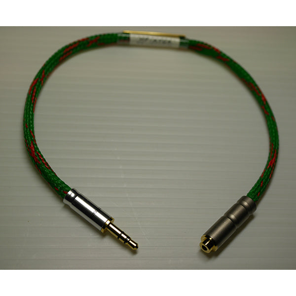 HP-ATG3/緑 3.5 st plug to 2.5 4pole jack