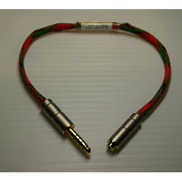 HP-ATR4/赤 4.4 5pole plug to 2.5 4pole jack