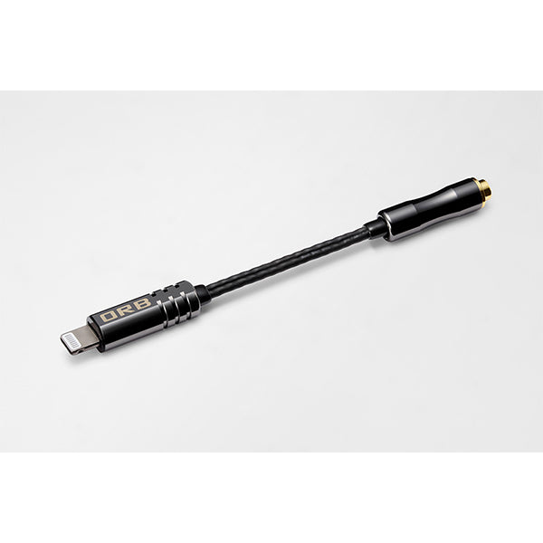 ORBAudioClearforceLightA2DC4.4Φ5極L1.2m ORB Clear force Lightning-2.5φ (Lightning-2.5mm変換ケーブル