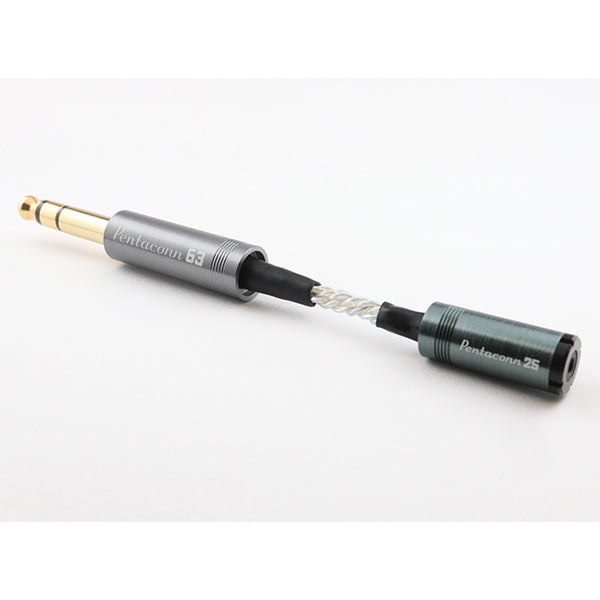 Φ6.3PLUG-Φ2.5JACK変換アダプター 【NBH1-26-003】