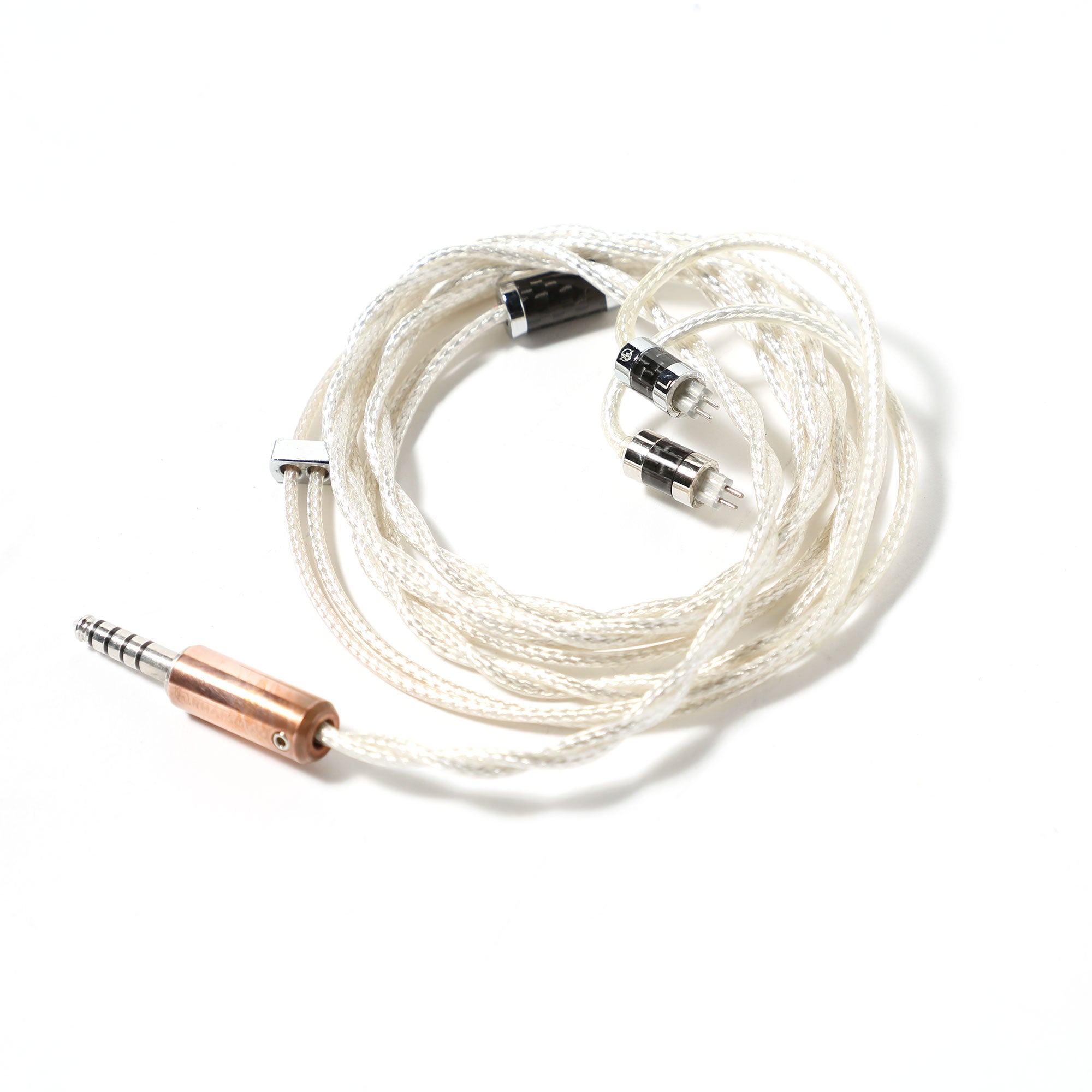 イヤホン Rhapsodio Evolution Silver Plated Copper Rhapsodio Evolution Silver (2pin-4.4mm) – e☆イヤホン