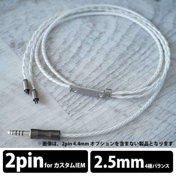 Zillion Sheep NU-2  2.5mm 4極 トープラ販売製 CINQBES 純銅材 銀メッキプラグ / トープラ販売製 CINQBES 純銅材 銀メッキCustom 2pin