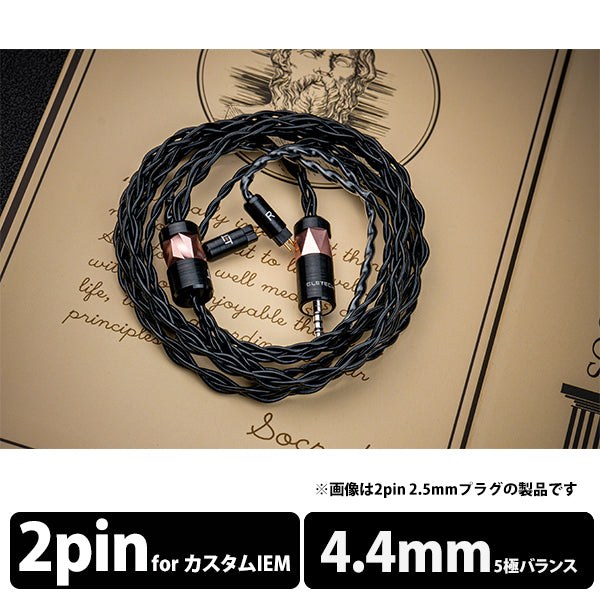イヤホン ELETECH Socrates 2pin to 4.4mm Balanced ELETECH Socrates 2pin to 4.4mm Balanced – e☆イヤホン