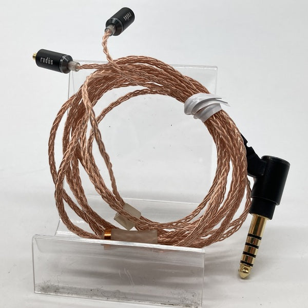 radius HC-SPC44K φ4.4mm 銀メッキ単結晶銅導体 MMCX radius HC-SPC44K φ4.4mm バランス接続 銀メッキ単結晶銅導体