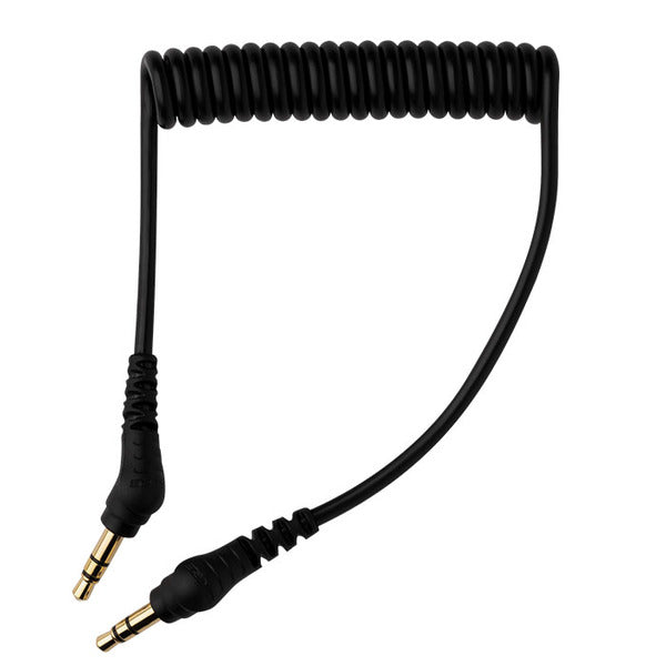MoveMic用3.5mm-3.5mm ステレオケーブル (カールコード)