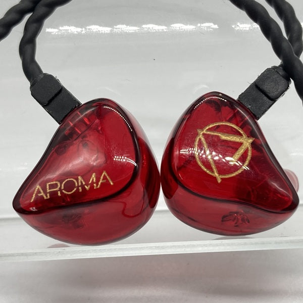 イヤホン AROMA Musical Box Star Transparent RED AROMA 【中古】Music Box STAR 4.4mmバランス【秋葉原】 – e