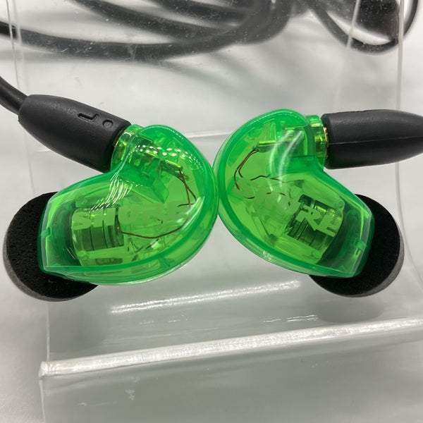 【希少美品】SHURE SE215SPE-GN-A イヤホン グリーン 限定 SHURE】SE215 Special Editionに待望の新色！グリーンカラーの