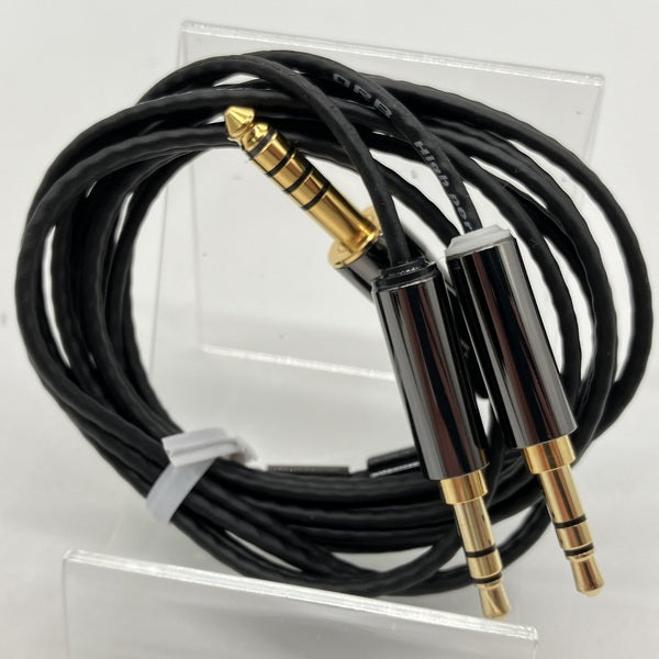 【中古】Clear force Nova 2nd generation 3.5φ Slim body double 4.4φ ヘッドフォンリケーブル 1.2m ブラック【日本橋】