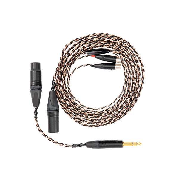 Premium Copper headphone cable for LCD 【CBL-1099-KT】