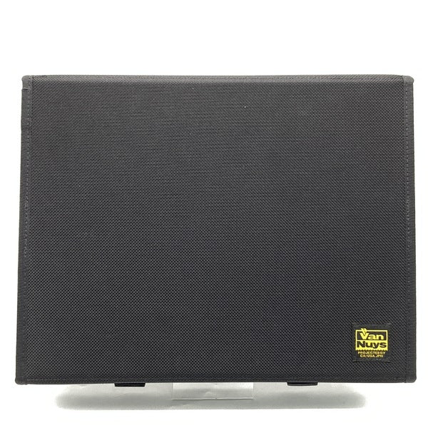 【中古】簡単に仕切りの位置が変えられるイヤフォンケース-Ver.2.0/12個用<ワイド> (バリスティックナイロン製:ブラック)【VE163-00】【日本橋】