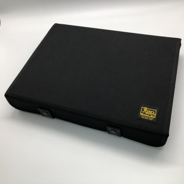 【中古】簡単に仕切りの位置が変えられるイヤフォンケース-Ver.2.0/12個用<ワイド> (バリスティックナイロン製:ブラック)【VE163-00】【日本橋】