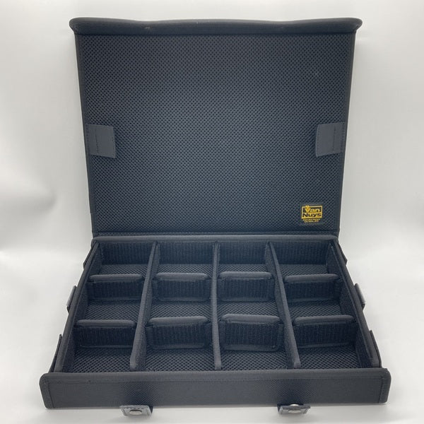 【中古】簡単に仕切りの位置が変えられるイヤフォンケース-Ver.2.0/12個用<ワイド> (バリスティックナイロン製:ブラック)【VE163-00】【秋葉原】