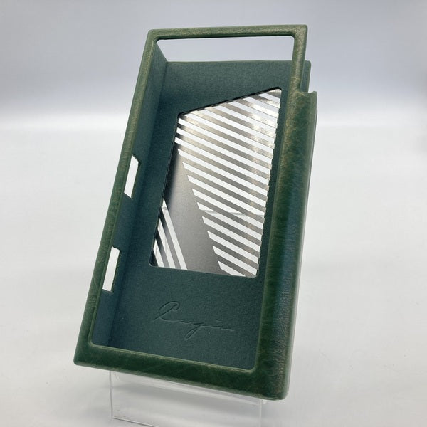 【中古】N3Ultra用純正レザーケース グリーン【日本橋】