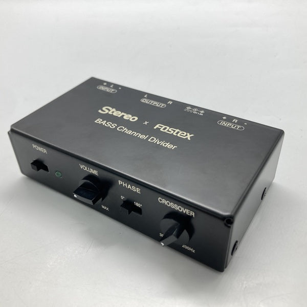 アンプ fostex BASS Channel Divider fostex BASS Channel Divider