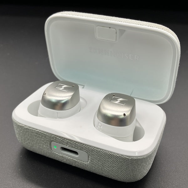 未使品 MTW4ホワイトシルバー 【左側のみL】 SENNHEISER 【中古】MOMENTUM True Wireless 4 ホワイトシルバー