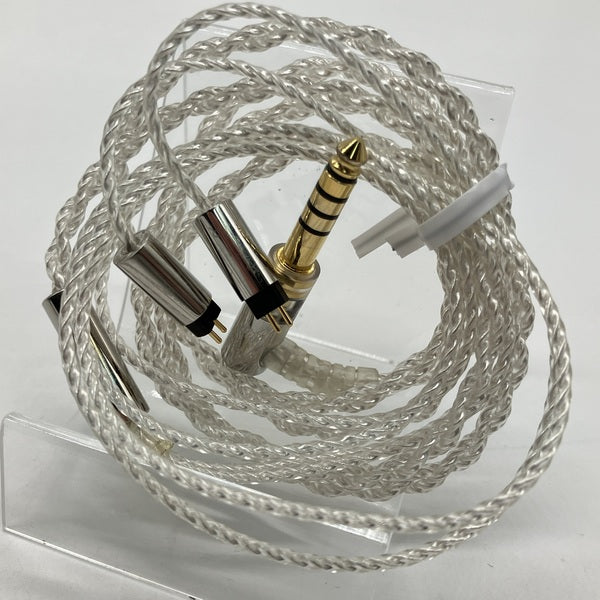 映像用ケーブル C106 MS12EZCLEH final シルバーコートケーブル MMCX 1.2m 4.4mm 5極バランス