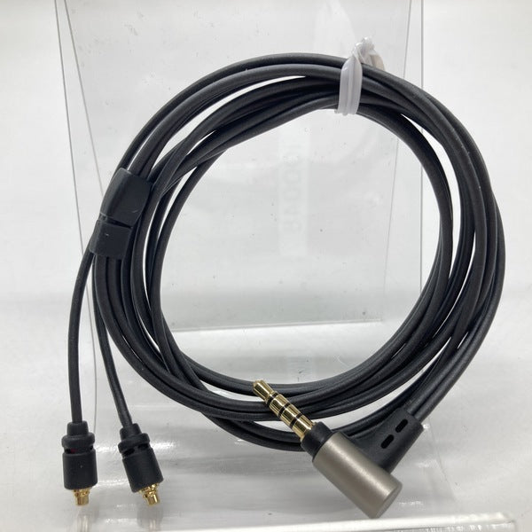 【中古】3.5mm4極プラグ-MMCX(L/R)イヤホンケーブル 1.2m ブラックライン【iect_01_bl3m_b_120】【秋葉原】
