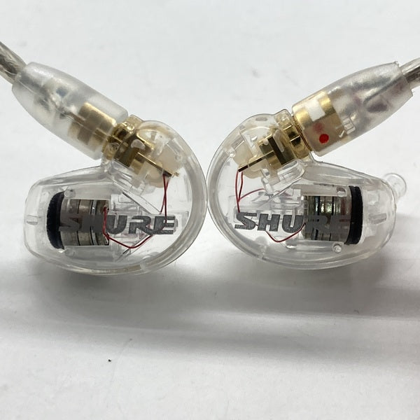 Used SHURE SE215-CL-A クリア イヤフォン Shure SE215 Dynamic MicroDriver Earphones Clear | Guitar Center