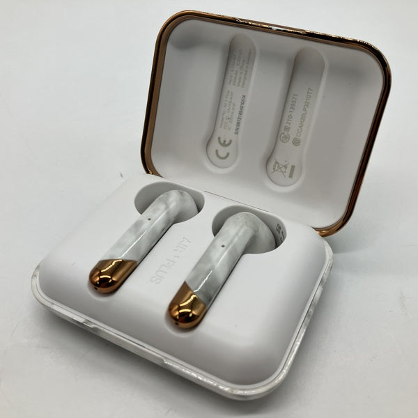 Happy Plugs 【中古】AIR 1 PLUS EARBUD WHITE MARBLE 【1654