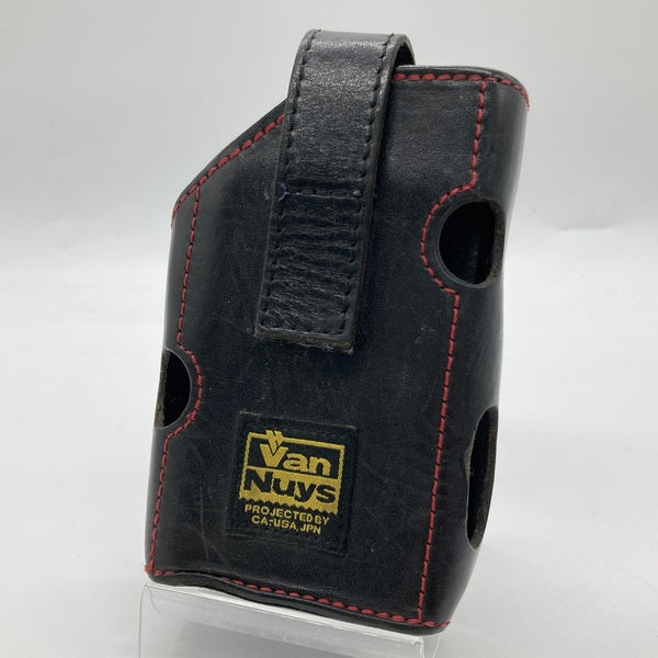 【中古】【VD371-STRD】AK380とAK380AMPをDIGNIS製ケースに入れたままで収納できる ぬめ革製キャリングケース<e☆イヤホン限定サイズ>(レッドステッチ)【秋葉原】