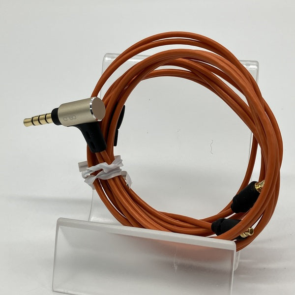 【中古】3.5mm4極プラグ-MMCX(L/R)イヤホンケーブル 1.2m【iect_01_bl3m_120】【秋葉原】
