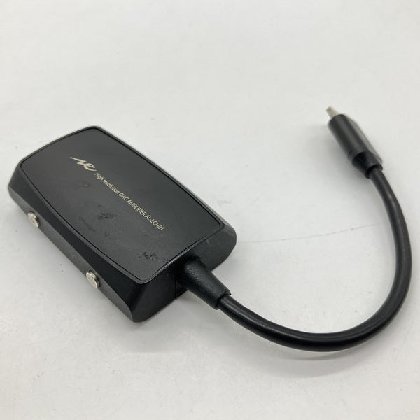 【中古】AL-LCH81K ブラック 【24bit/192kHzハイレゾ対応 Lightning接続 DAC搭載ポータブルアンプ】【秋葉原】