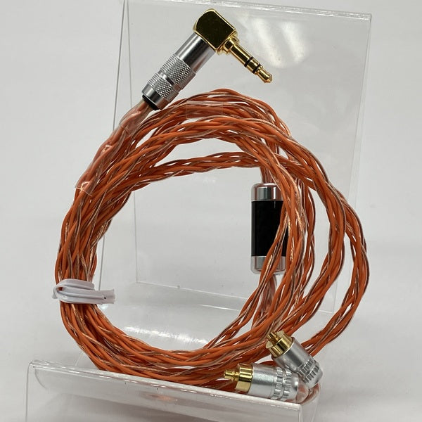 e☆イヤホン 【中古】オーグライン +pt 撚り線 + 7N OCC 純銅 八