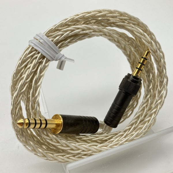 【中古】SONY MDR-M1ST専用 高純度リケーブル(ロックリング付純国産プラグ使用)4.4mm バランス【秋葉原】