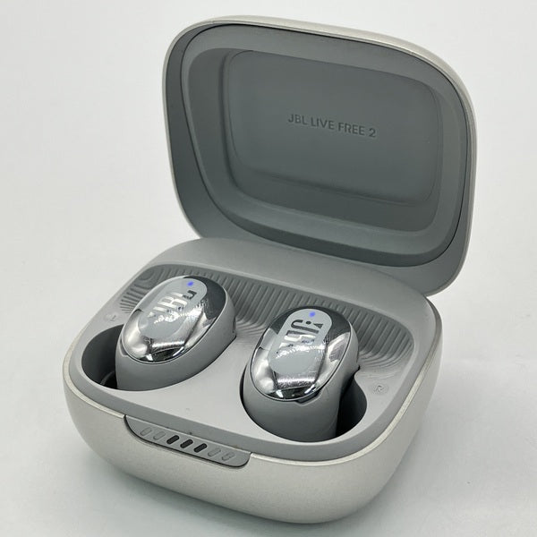 ジャンク品》 JBL LIVE FREE 2 TWS シルバー ジャンク】JBL LIVE FREE
