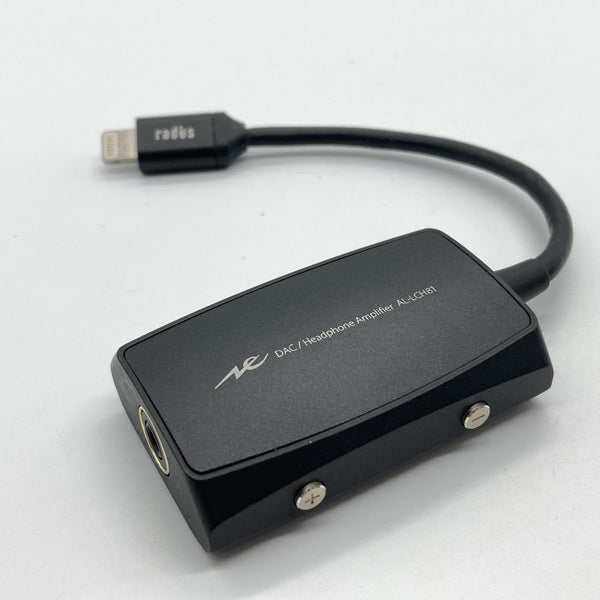 【中古】AL-LCH81K ブラック 【24bit/192kHzハイレゾ対応 Lightning接続 DAC搭載ポータブルアンプ】【仙台】