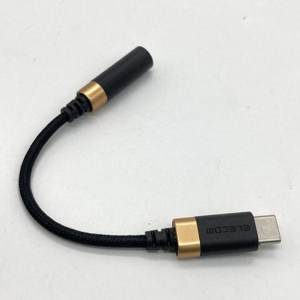 【中古】USB Type-C-3.5mm変換ケーブル (高耐久) ブラック 【MPA-C35DSBK】【日本橋】