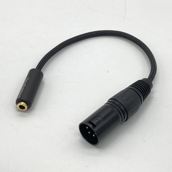 Youkamoo 4ピンXLR-4.4mmバランス4極メス ヘッドフォンオーディオアダプターケーブル(15CM)【日本橋】