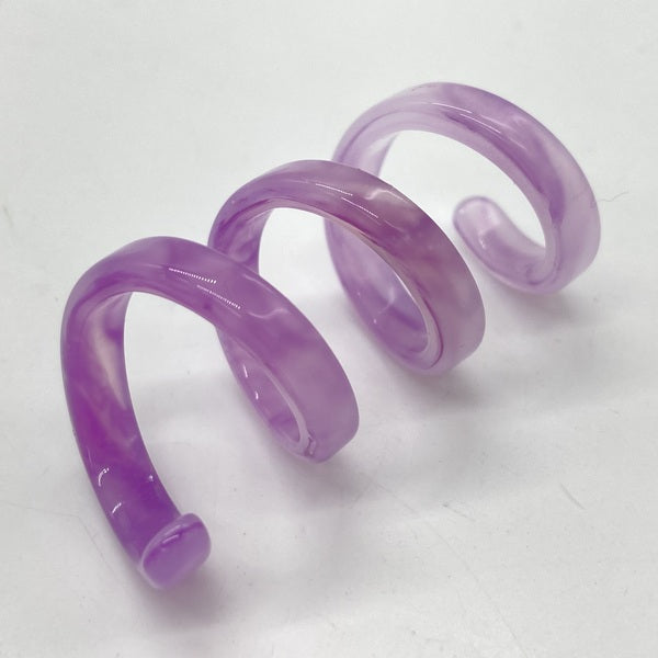 【中古】くるくる マーブル ホワイトパープル (M) <ケーブル留アクセサリ>【秋葉原】
