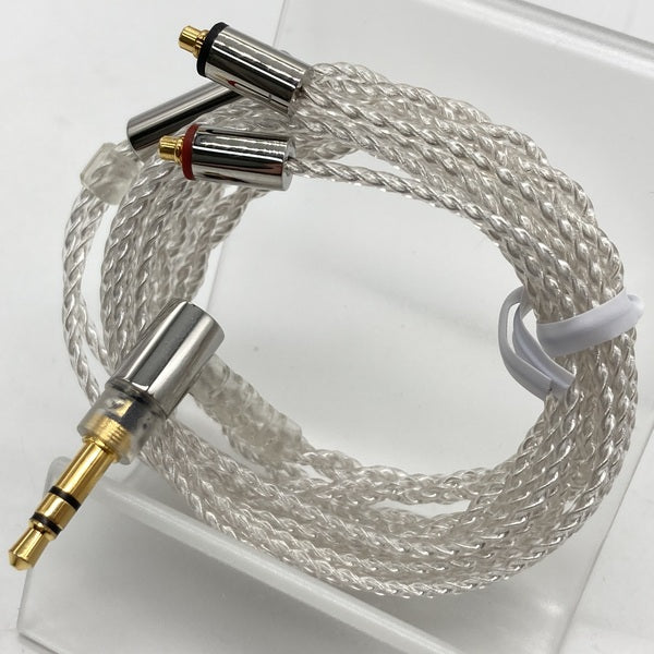 【中古】シルバーコートケーブル MMCX 1.2m 3.5mm 【C106 MS12AZCLEH】【名古屋】