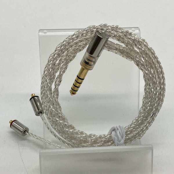 【中古】シルバーコートケーブル MMCX 1.2m 4.4mm 5極バランス 【C106 MS12EZCLEH】【日本橋】