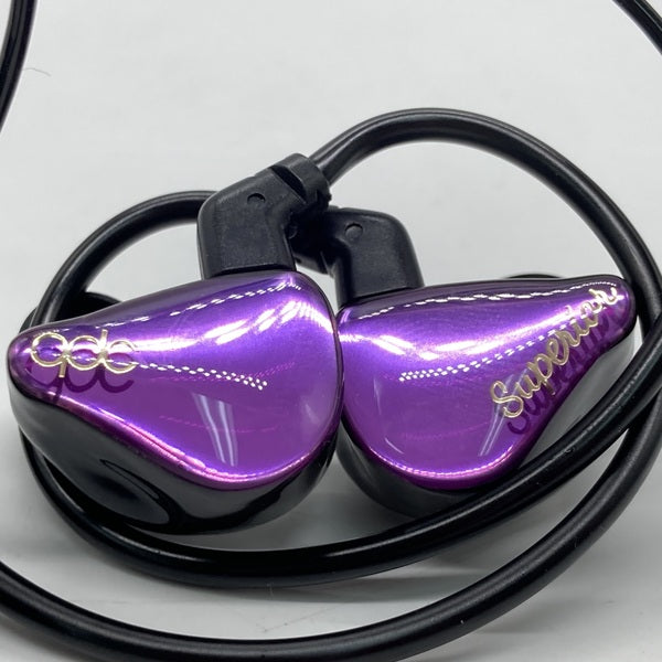 qdc SUPERIOR Purple イヤホン 限定生産品 美品 qdc SUPERIOR (スーペリア) Rondo Purple 【延長保証(+1年