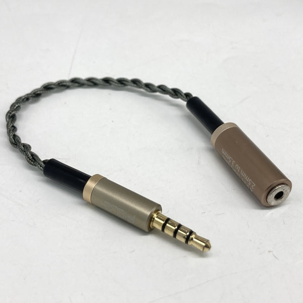 【中古】2.5mm 4極バランスドプラグ → 3.5mm 4極バランスドジャック変換アダプター【日本橋】