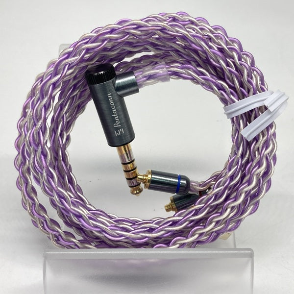 【中古】Wistaria MMCX - 4.4mm5極 6N OFC + Silver coated 6N OFC cable【PRS04-44-mm】【日本橋】